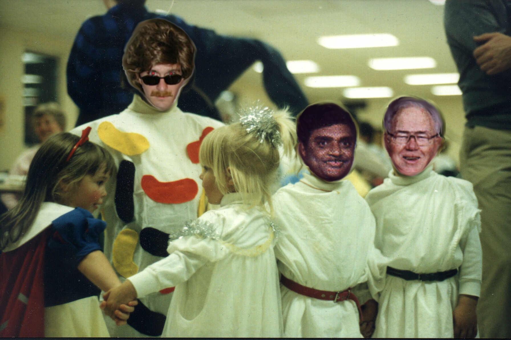 Lo & Bri, Crudder, Jag and Chaz at Halloween (weren't we cute?!)